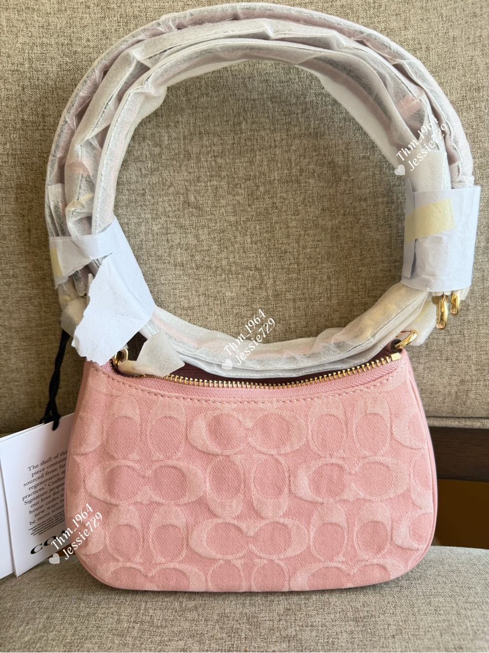 NWT!COACH Teri Mini Crossbody Bag In Signature Denim(CFF97)fast shipping - Picture 8 of 12